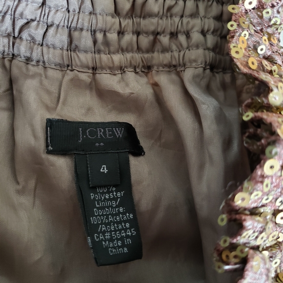 J.Crew Gold Sequined Skirt - Picture 2 of 2